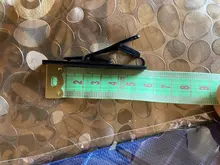 Pinza de corbata colorida de 5,8x0,6 cm para hombre, cierre de barra Simple de Metal y cobre, práctico Cierre de pajarita azul marino negro