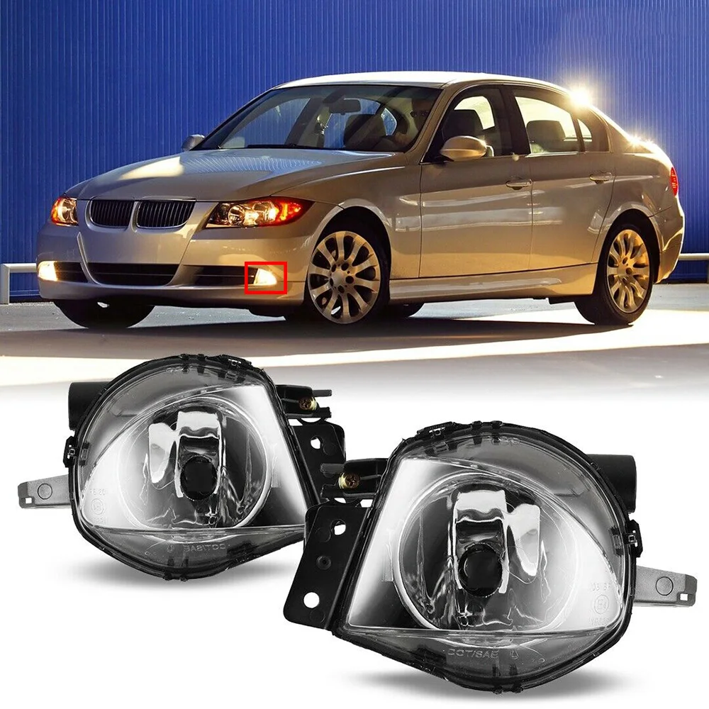 JanDeNing 1 Pair Front Bumper Fog Lamp Lights