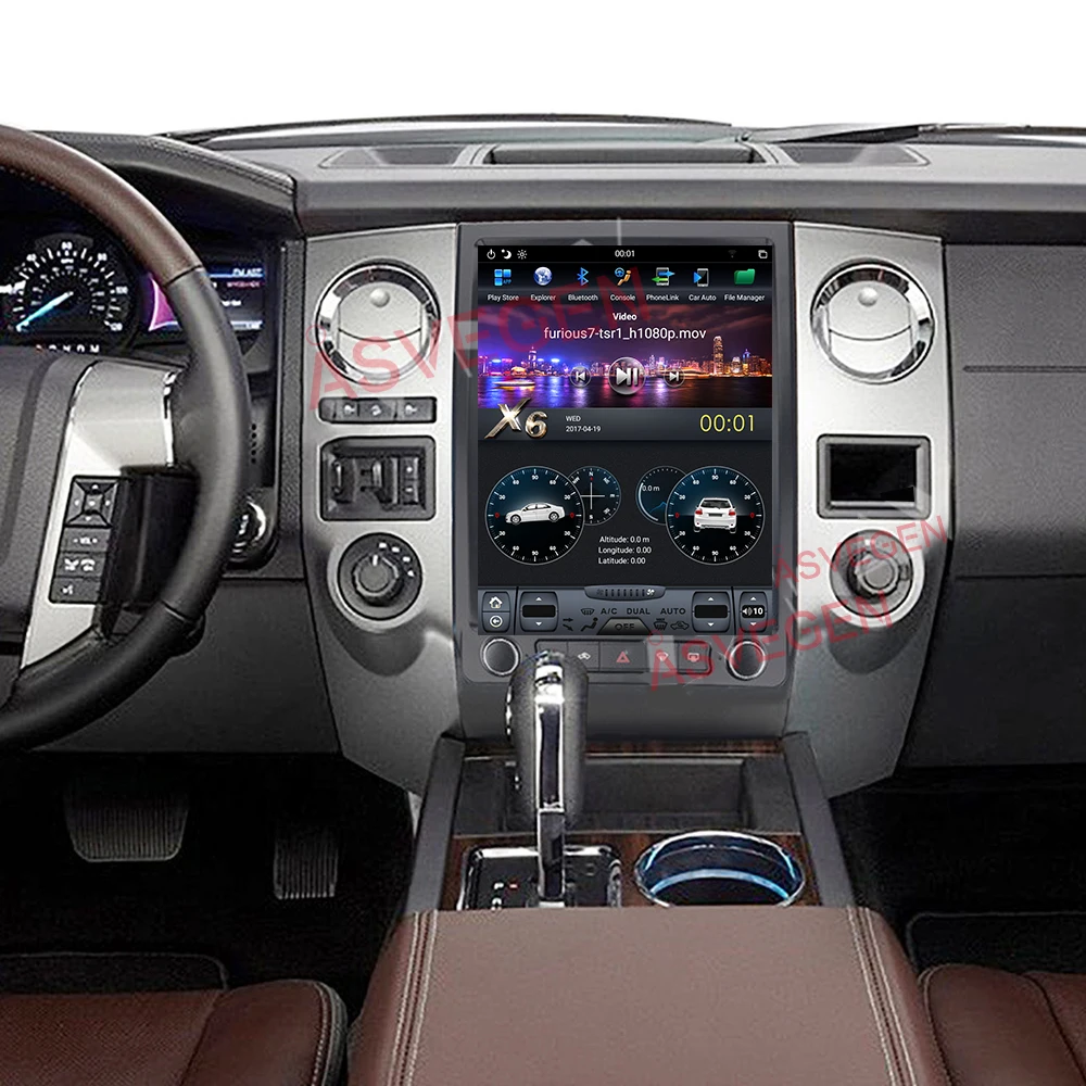 Автомобильный мультимедийный плеер 12 1 дюймов Android 9 0 для Ford разгрузки 2015-2017