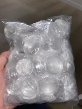 20 Uds 2g 3g 5g 10g 15g 20g portátil de plástico cosmético frascos vacíos botellas transparentes de sombra de ojos maquillaje crema Envase de bálsamo de labio ollas