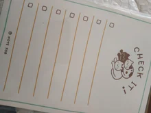 JIANWU-Bloc de notas Kawaii para hacer lista, Plan semanal, suministros de papelería de planificación diaria, escuela y oficina, 100 hojas/50 hojas