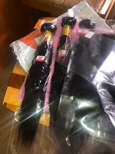 Extensiones de cabello humano 100%, 3 mechones rizados brasileños con cierre, 4x4 pulgadas, color 1b, belleza de moda, no remy, 4 Uds. En total