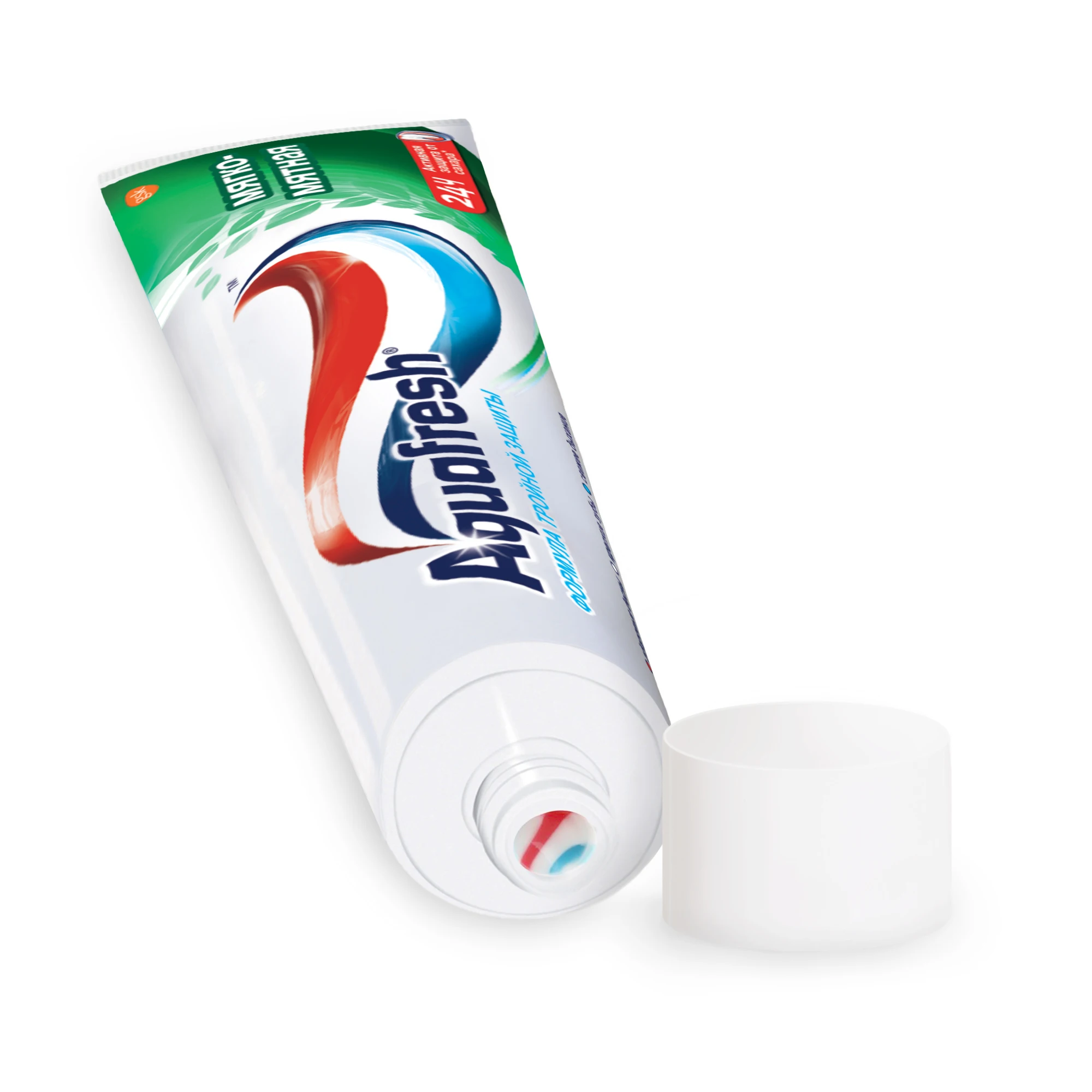 Aquafresh Аквафреш Тройная защита Мягко-мятная, зубная паста, 100 мл