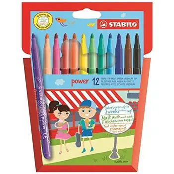 

12 pack marker pens Power colors AssortitiSTABILO3.53