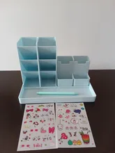 Accesorios de escritorio de gran capacidad, caja de almacenamiento para bolígrafos, organizador de escritorio, estuche de soporte, papelería para escuela y oficina