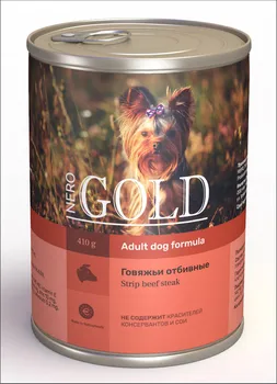 

Nero gold canned food for dogs "beef chops" 0,41 kg x 12 PCs