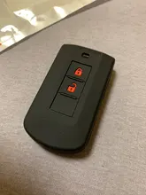 De silicona remoto caso clave Fob de la piel de la cubierta de la manga de la chaqueta para Mitsubishi L200 ASX Outlander Eclipse Cruz Pajero Sport Lancer