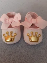 FOCUSNORM-zapatos suaves para bebé recién nacido, corona de algodón, lazo, Princesa, primeros pasos