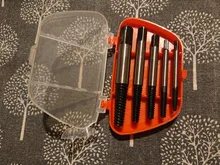 Extractor de tornillos, juego de guías de broca, Extractor de perno dañado, velocidad de eliminación, juego fácil, 5 uds.