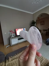 Gua sha-Tabla de piedra de Jade Natural, masajeador de cuarzo rosa, placa Guasha, rascador facial, herramientas para cara, cuello y espalda