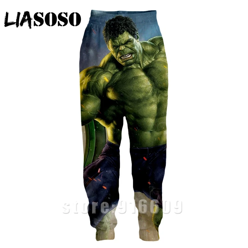 6 3d принт для мужчин и женщин Полная длина jogger дети Sweatpant зимние брюки с логотипом Халк Аниме Мстители повседневные забавные Топ спортивные брюки A368 - Цвет: 6