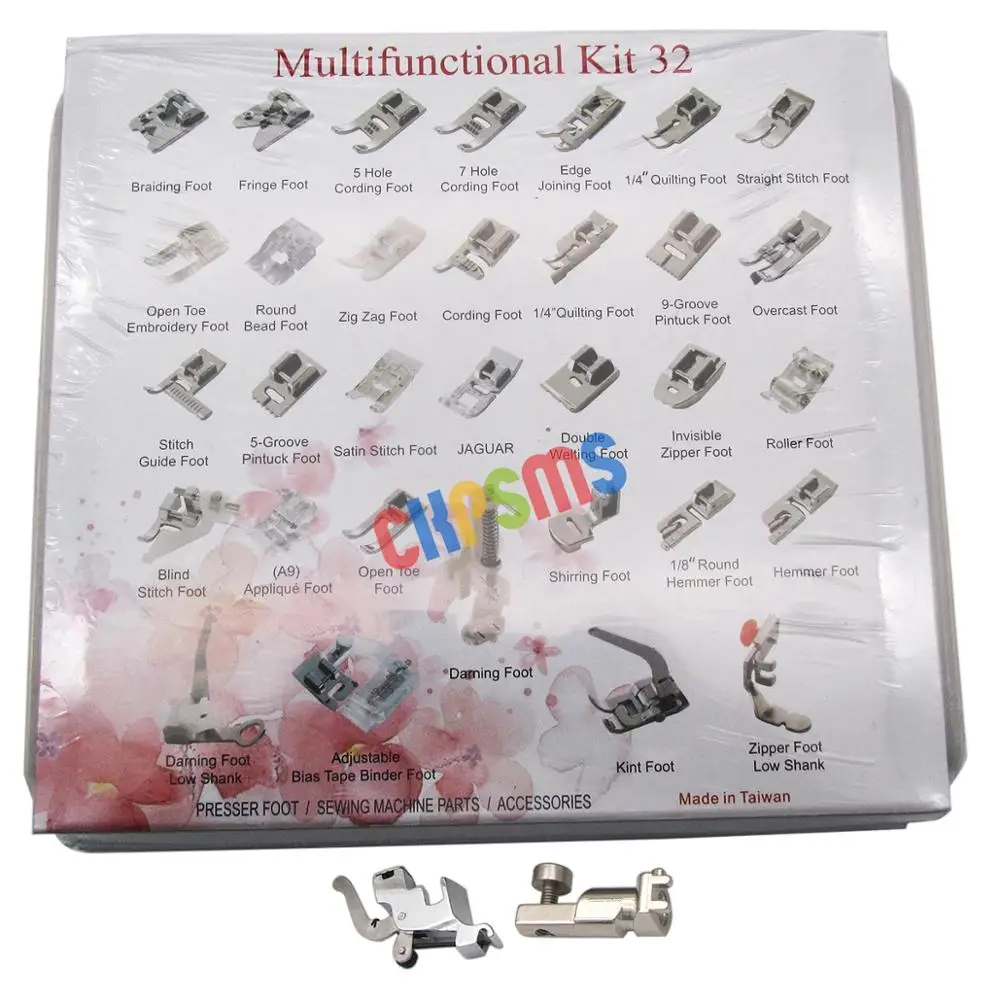 Прижимная лапка (всего 34 шт.) для Bernina Old Style 001947 70 2 640 642 644 700|set foot|foot presserpart |