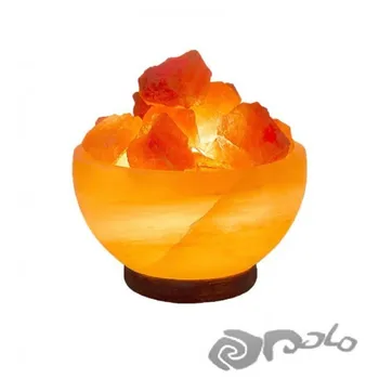 

LAMPARA CUENCO CON TROZOS DE SAL