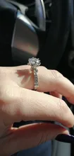 Anillo para mujeres de moda moderno, anillo de compromiso de circonita de cristal AAA blanca, regalo de joyería de boda, 2020