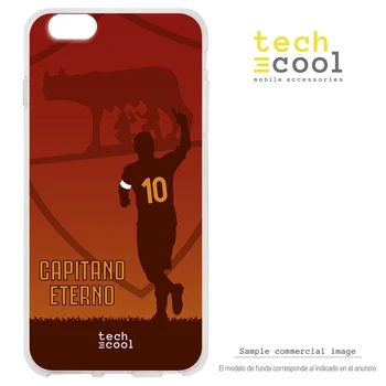 

FunnyTech®Silicone stand case for IPhone 6 Plus/6 S Plus Rome Eternal captain Francesco Totti vers.1