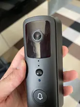 Timbre de puerta inteligente con WiFi, intercomunicador Visual, visión nocturna, IP, inalámbrico, cámara de seguridad para el hogar