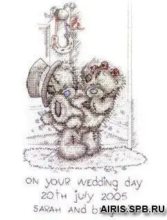 

Tt200 set for embroidery anchor 'свадебная' 22x16 cm