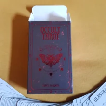 Juego de 78 tarjetas de adivinación de Tarot oculto, cartas de oráculo, tablero de naipes de fiesta familiar, Solomonic antiguo Magickal