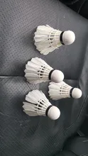Shuttlecocks Flying-Stability Badminton Outdoor Training-Game White 12PCS for Durable