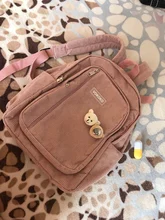 Mochila de pana a rayas para mujer, bolso escolar para chicas y adolescentes, de lujo, estilo Harajuku, a la moda, para estudiantes