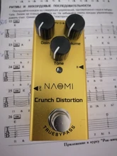 Pedal de efecto de guitarra Mini, DC 9V, con Control de intensidad