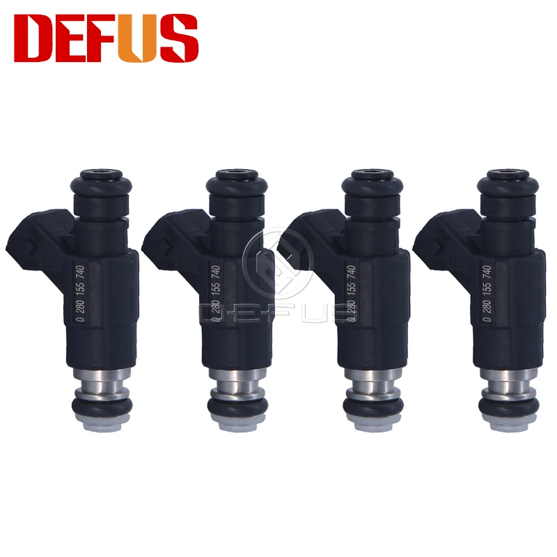 

DEFUS 4 шт. OE 0280155740 Bico топливный инжектор для Dodge 2,0 96-97 Chrysler neon 2.0i 94-99 Nozzel инжекторы для инъекций Новинка