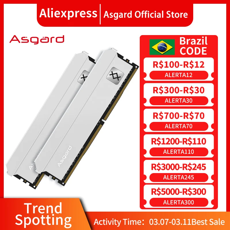 Asgard Freyr T3 Series DDR5-4800 DDR5 RAM 8GBX2 4800 МГц 5200 оперативная память UDIMM внутренняя для