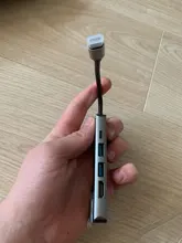 Multi USB 3.0 hub type C adapter to HDMI Gigabit Ethernet Rj45 Lan for Macbook Pro Air