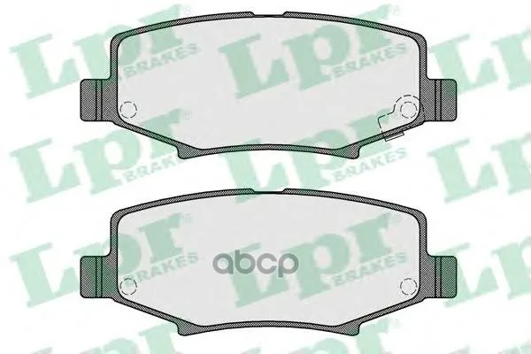 Колодки Тормозные Dodge Nitro/Jeep Cherokee 03-/Wrangler 06- Задние Lpr 05p1555 Lpr арт. 05P1555