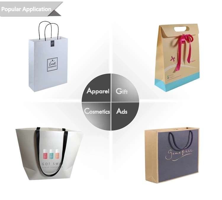 Excellent Wholesales 500pcs/lot Custom Printed Your Own Logo White Brown Kraft Gift Craft Shopping Paper Bag With Ribbon Handles for Gift 3 Excellent Wholesales 500pcs/lot Custom Printed Your Own Logo White Brown Kraft Gift Craft Shopping Paper Bag With Ribbon Handles for Gift 3