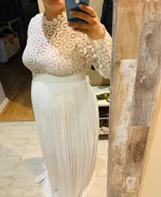 Pregnancy Photography Dress Maxi Maternity-Gown Long for XL Pleated Split-Side