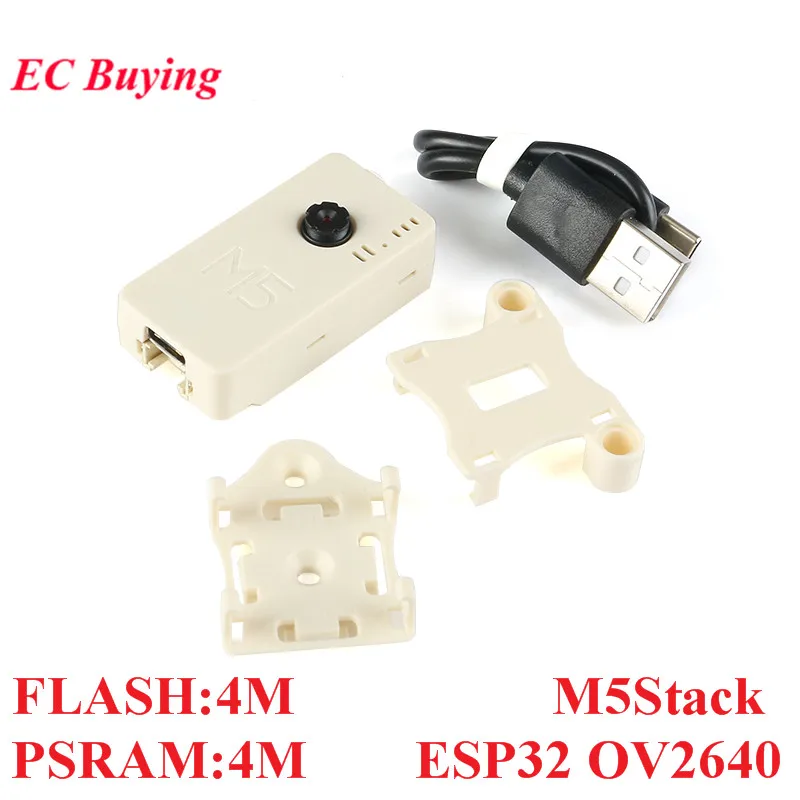 

M5Stack New ESP32 CAM Camera Module OV2640 Mini Camera Demoboard with ESP32-CAM PSRAM Development Board GROVE Port TypeC