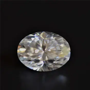 

8.0x6.0mm oval cut loose moissanite stone with DEF color VVS clarity