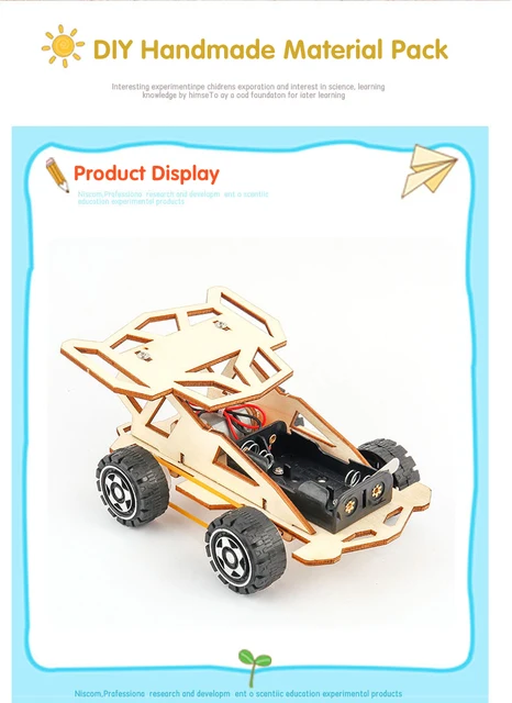 Kit de tiges en bois pour enfants, jouets en bois pour les enfants, jeu  électronique à monter soi-même, Puzzles 3D - AliExpress