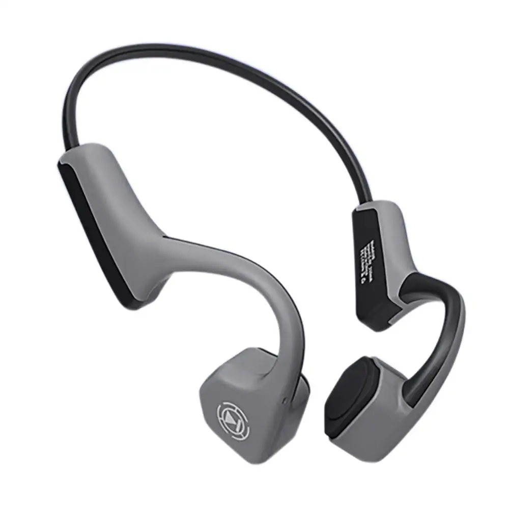 

Gray V8 bone conduction sports Bluetooth headset stereo wireless music running headset Hands-free for running sports earphones