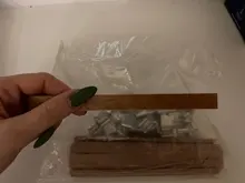 Candles Wick Wooden Sustainer 6mm 8mm 50pcs with Tab for Supply Soy-Parffin-Wax 13mm