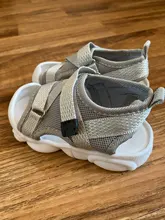 Verano niño Sandalias Zapatos de chica de bebé red monocolor de tela transpirable niños zapatillas de deporte infantil para niños chicas deporte sandalias SYJ035