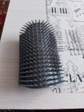 Cepillo esquinero de masaje para gatos, cepillo de estética para mascotas y gatos, con peine para hacer cosquillas, productos para mascotas de gato