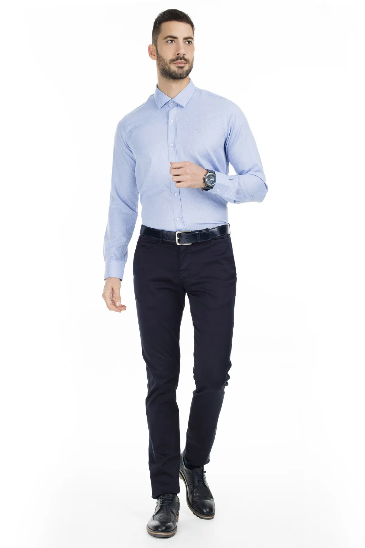 Сабри изготовленный на заказ Slim Fit рубашка с длинными рукавами, мужская рубашка с длинными рукавами 5431702