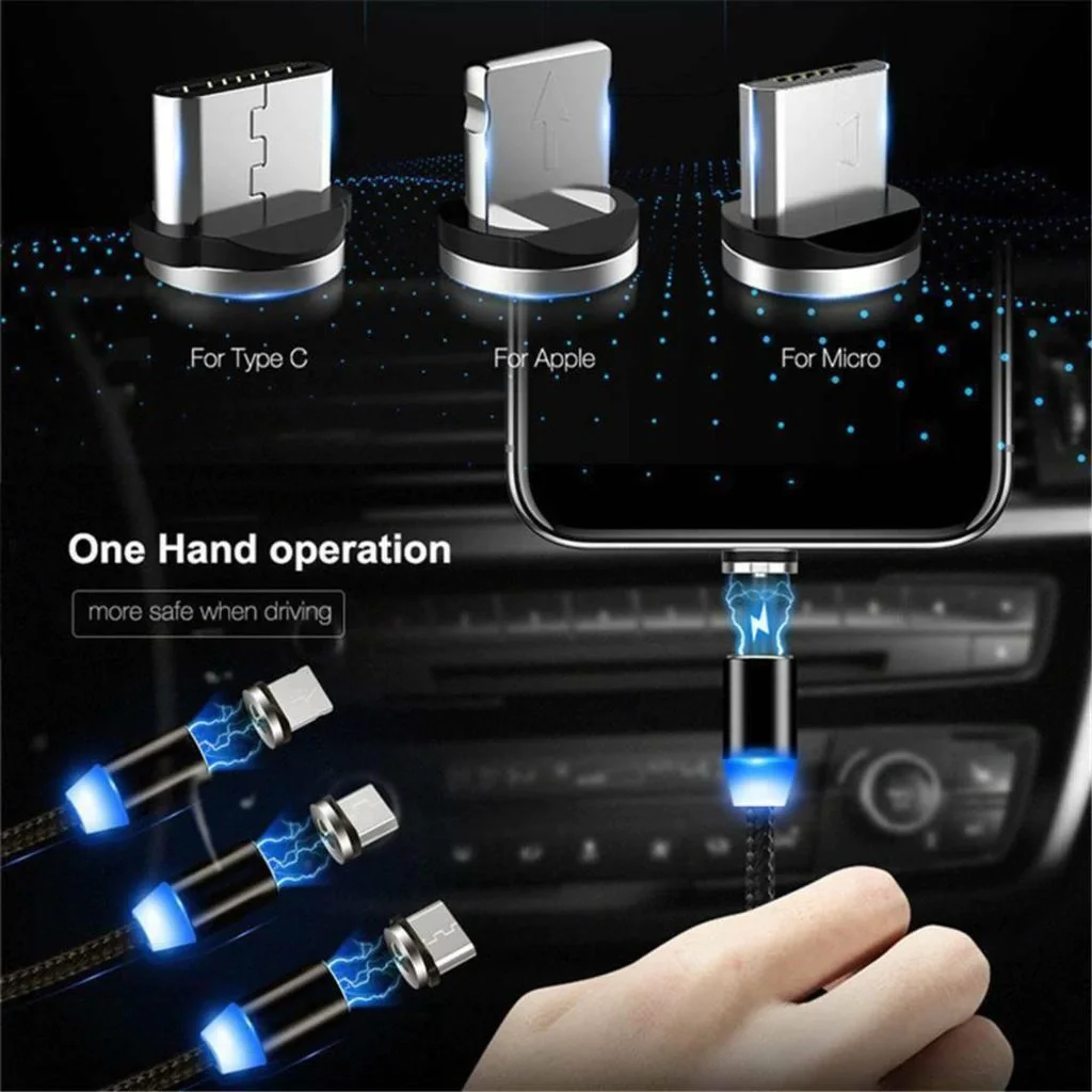 MMC Tech Магнитный USB Type C высокопрочный магнит зарядное устройство микро кабель для