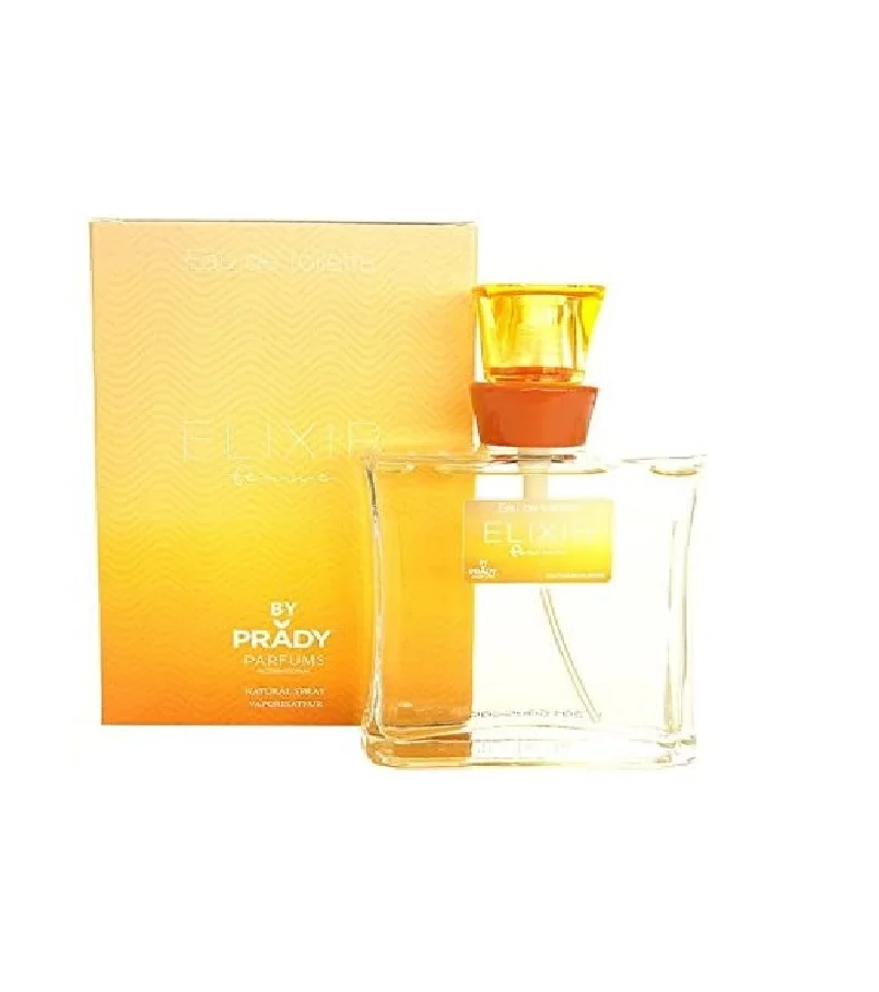 PRADY Perfume para mujer ELIXIR 100 ml Con vaporizador natural. Elaborado con alcohol de origen natural