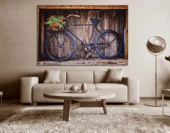 

Bicycle Themed Canvas Table