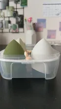 esponja maquillaje, XISHOW-esponja para maquillaje, licuadora de belleza, base de maquillaje en polvo, colorete, accesorios de maquillaje, herramienta, huevo de belleza, 1/4 Uds.