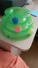 3 Levels Pet Cat Toy Tower Tracks Disc Interacitve Cat Toys Ball Training Amusement Plate