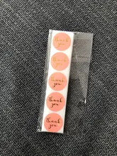 Papel de etiqueta bonito rosa/cada pegatina sellada, paquete de decoración de regalo de Navidad