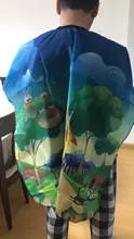 Capa de peluquería para niños, delantal, capa para salón de belleza, peluquería, corte de pelo, bata de salón delantal para Barbero, 1 unidad