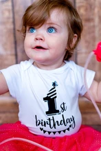 Mono gracioso recién nacido, niño y niña, primer Mono para cumpleaños, mono infantil, ropa de manga corta, trajes de 0 a 18M