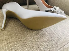 Big Tree zapatos de diamantes de imitación zapatos de las mujeres zapatos de mujer estilete Sexy tacones altos, zapatos de boda, zapatos de lujo de las mujeres tacones fiesta zapatos de mujer Zapatos