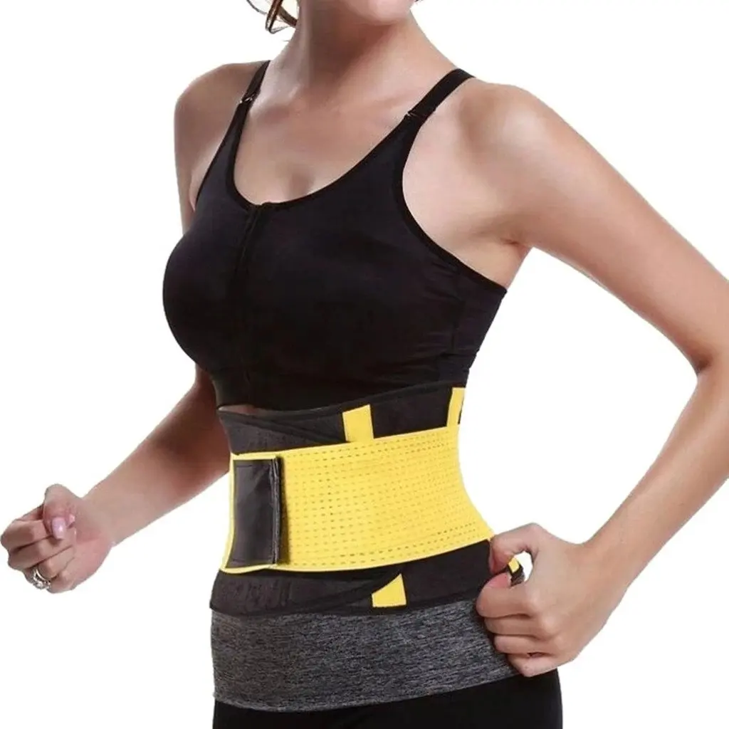 Newest Neoprene Sauna Waist Slimming Sweat Belt Shaper Fat Burn Shapewear Unisex Body Sport Corset Adjustable Belly Trainer