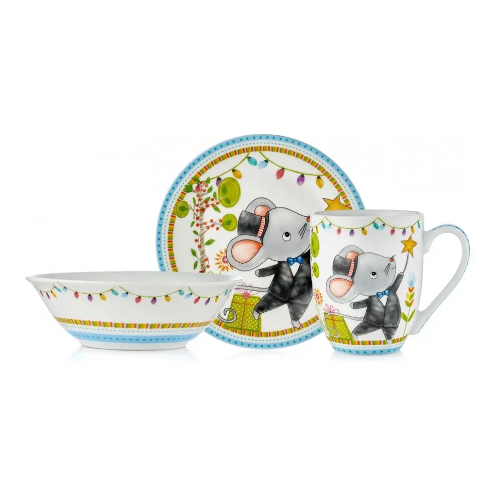 Набор подарочный Walmer Mister Mouse 3 предмета, 0,35л
